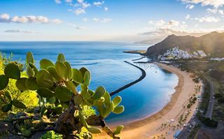 Panoramic view of Playa de las Teresitas beach in Tenerife, Spain | MSC Cruises