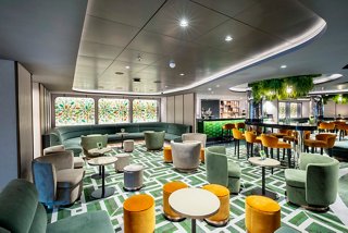 A vibrant cocktail bar with stylish seating and a welcoming atmosphere, perfect for relaxation and socialising | MSC Cruises