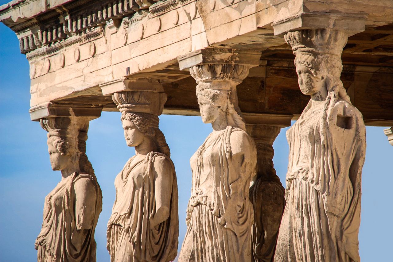 Cruises from Athens, Caryatids of the Erechtheion, Acropolis in Athens, Greece | MSC Cruises