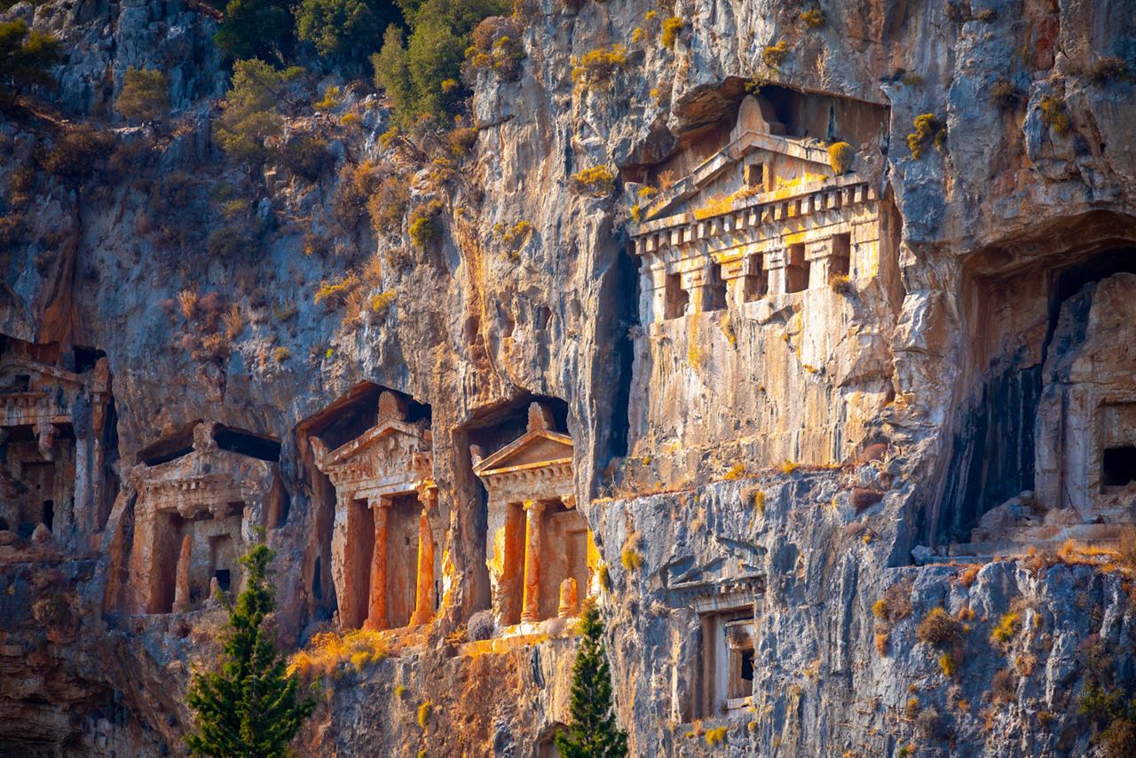 Cruises to Turkey, Lycian rock-cut tombs of Kaunos, Turkey | MSC Cruises
