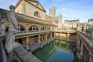 The historic Roman Baths in Bath, UK, showcasing stunning architecture and tranquil water | MSC Cruises