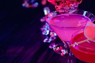 A vibrant cocktail awaits in the Haven Lounge, showcasing the relaxed atmosphere of MSC Seaview | MSC Cruises