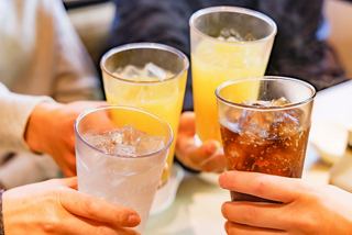 Cheers with a selection of refreshing drinks shared among friends at the Marketplace on MSC Seashore | MSC Cruises