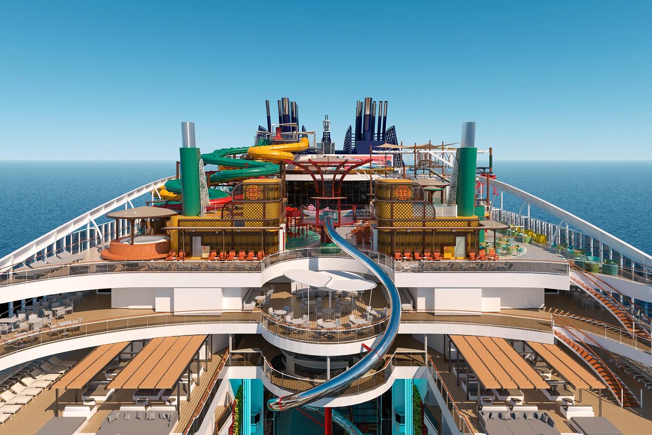 The Harbour, an expansive outdoor park, MSC World Asia | MSC Cruises