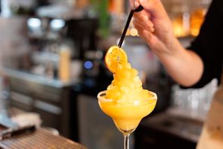 Delightful frozen mango cocktail served at the Bamboo Bar | MSC Cruises