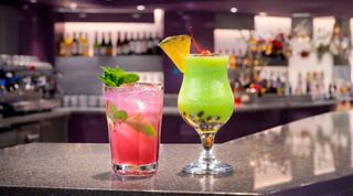 Colorful cocktails at Edge Cocktail Bar on board MSC Bellissima ship | MSC Cruises