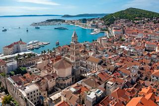 View of the historic center of Split, Croatia, with the sea in the background | MSC Cruises