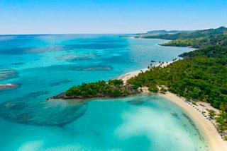 Aerial view of the beautiful Rincon Beach in Samana Bay, Dominican Republic | MSC Cruises