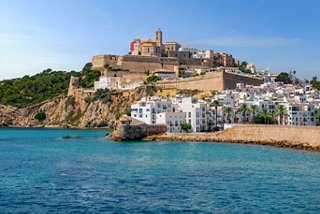 Coastal town of Ibiza with Mediterranean Sea and distinctive architecture | MSC Cruises