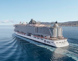 Fleet overview tile with multiple cruise ships at sea | MSC Cruises