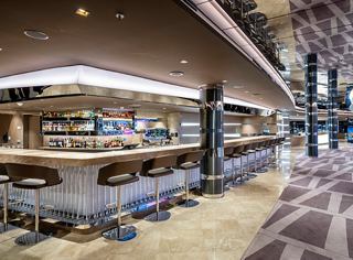 The modern bar offers a cozy space for socializing and enjoying drinks | MSC Cruises