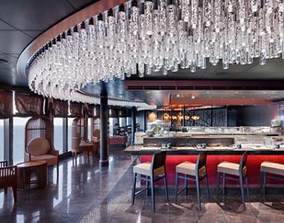 Modern restaurant featuring pan-Asian cuisine, providing a cozy atmosphere | MSC Cruises