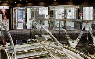Luxury shopping area with Swarovski storefront onboard | MSC Cruises