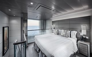 Schlafbereich der Duplex-Suite im MSC Yacht Club | MSC Cruises